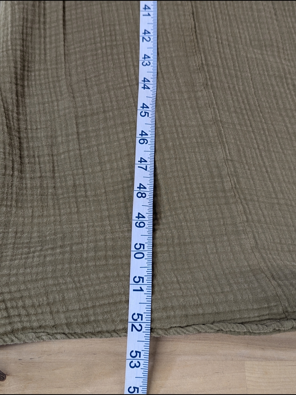 Anthropologie Olive Green Deep V-Neck Tiered Maxi Dress Cotton Gauze L - Picture 13 of 15
